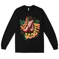 Black Boots scootin Long Sleeve Tee - HowdyJamesFarm