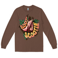 Chestnut Boots scootin Long Sleeve Tee - HowdyJamesFarm