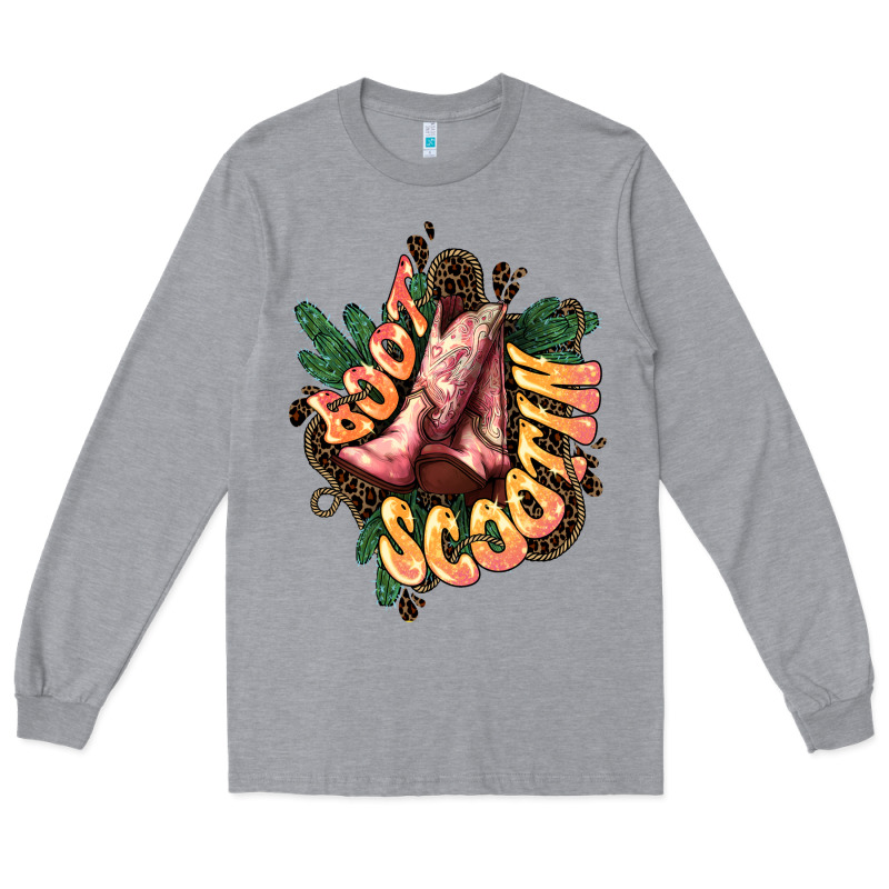 Boots Scootin Long Sleeve Tee by HowdyJamesFarm | Teevron