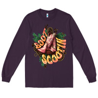 Plum Boots scootin Long Sleeve Tee - HowdyJamesFarm