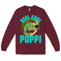 Burgundy reel cool poppi Long Sleeve Tee - Jasminsmagicworld