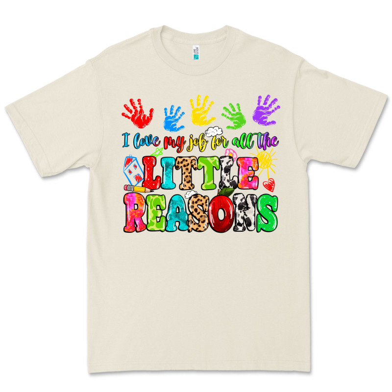 I Love My Job For All The Little Reasons Premium Tee by MaliasSmallBusiness | Teevron
