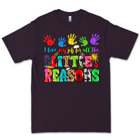 Plum I love my job for all the little reasons Premium Tee - MaliasSmallBusiness