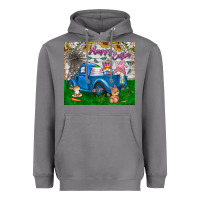 Storm happy easter truck Heavyweight Hoodie - CowhideDigitalArt
