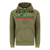 Vintage Olive Clover Princess Vintage Hoodie - Bettercallsaul