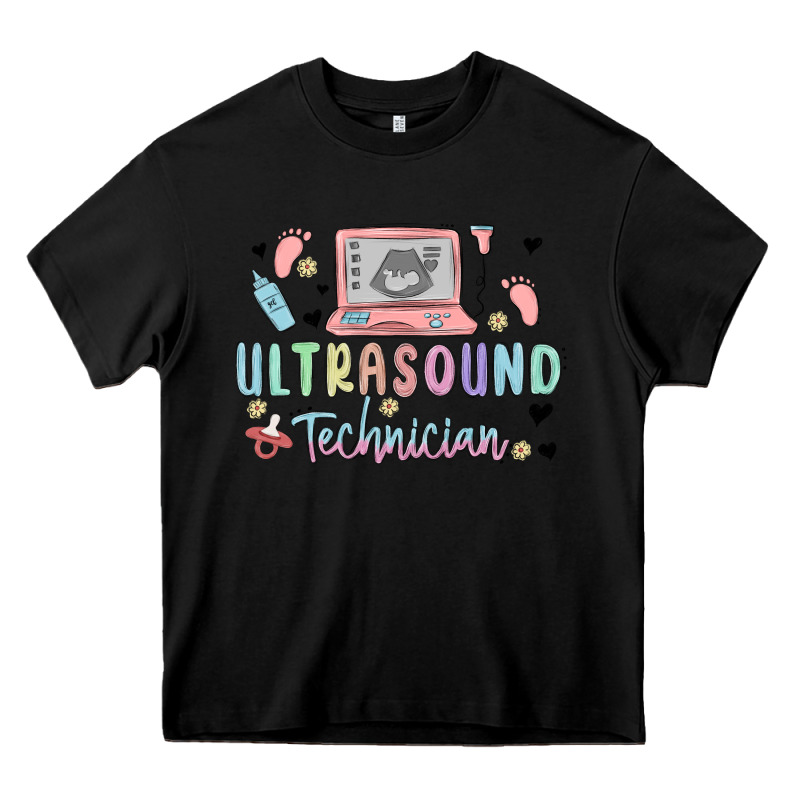 Ultrasound Technician Heavy Core Tee by MaliasSmallBusiness | Teevron