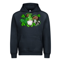 St Patricks Day Gnome With Western Hearts Urban Hoodie | Teevron