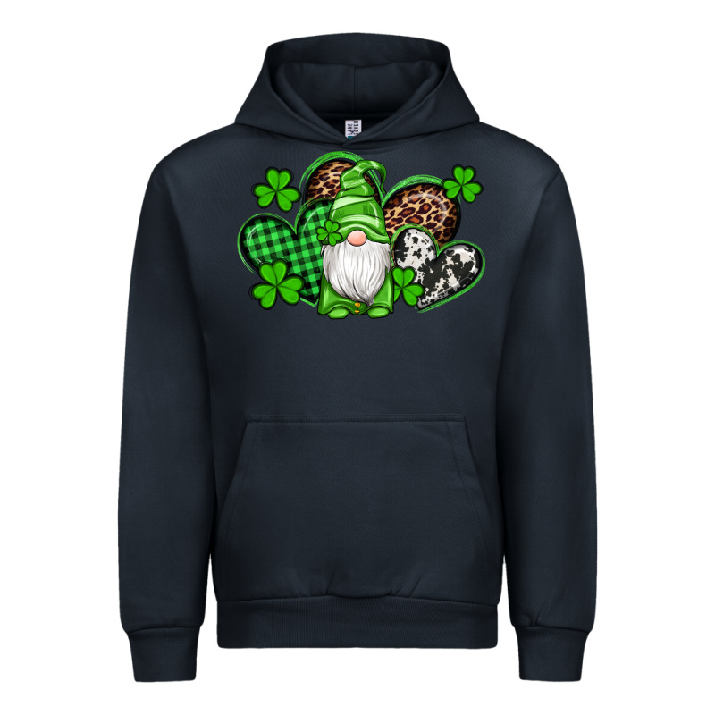 St Patricks Day Gnome With Western Hearts Urban Hoodie by Artiststas | Teevron