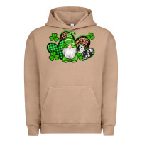 Pigment Burro st patricks day gnome with western hearts Urban Hoodie - Artiststas