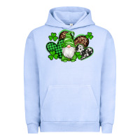 Pigment Grape Ice st patricks day gnome with western hearts Urban Hoodie - Artiststas