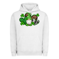 Pigment Lunar Rock st patricks day gnome with western hearts Urban Hoodie - Artiststas