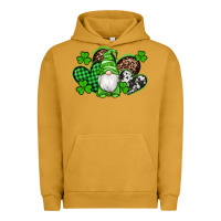 Pigment Peanut Butter st patricks day gnome with western hearts Urban Hoodie - Artiststas