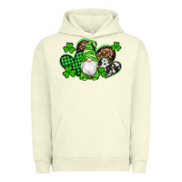 Pigment Pistachio st patricks day gnome with western hearts Urban Hoodie - Artiststas
