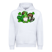White st patricks day gnome with western hearts Urban Hoodie - Artiststas