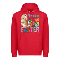 Red Easter Day With Truck Premium Hoodie - BundleAndBundleShop