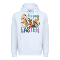 White Easter Day With Truck Premium Hoodie - BundleAndBundleShop