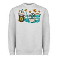 Jesus Coffee Cups Heavyweight Sweatshirt | Teevron