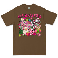 Cacao retro pink christmas vibes Premium Tee - MaliasSmallBusiness