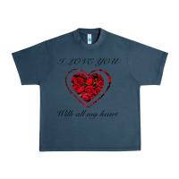 Midnight Navy I love you with all my heart Urban Heavy Tee - Bettercallsaul
