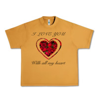 Peanut Butter I love you with all my heart Urban Heavy Tee - Bettercallsaul