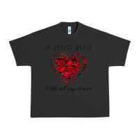 Pigment Black I love you with all my heart Urban Heavy Tee - Bettercallsaul