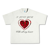 Pistachio I love you with all my heart Urban Heavy Tee - Bettercallsaul