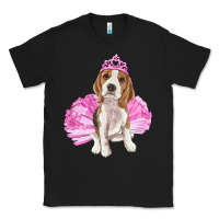 Black Balerina beagle with tutu Classic Tee - RanaPortraitStore
