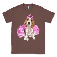 Chestnut Balerina beagle with tutu Classic Tee - RanaPortraitStore