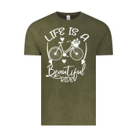 Vintage Olive Life is a beautiful ride Vintage Tee - Bettercallsaul