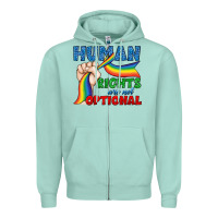 Human Rights Are Not Optional Zipper Hoodie | Teevron