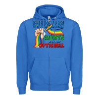 True Royal Human Rights Are Not Optional Zipper Hoodie - BundleAndBundleShop