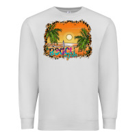 Dove Grey beach vibes Premium Sweatshirt - CowhideDigitalArt
