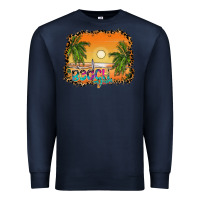 Navy beach vibes Premium Sweatshirt - CowhideDigitalArt