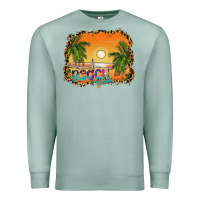 Seafoam beach vibes Premium Sweatshirt - CowhideDigitalArt