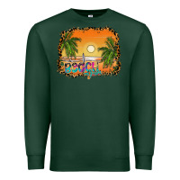 Sports Green beach vibes Premium Sweatshirt - CowhideDigitalArt