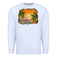 White beach vibes Premium Sweatshirt - CowhideDigitalArt