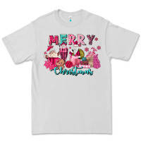 Dove Grey pink christmas coffee cups Premium Tee - MaliasSmallBusiness