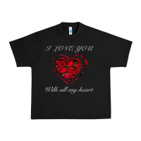 Black I love you with all my heart Urban Heavy Tee - Bettercallsaul