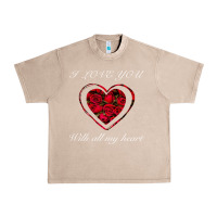 French Oak I love you with all my heart Urban Heavy Tee - Bettercallsaul