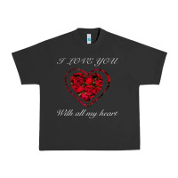 Pigment Black I love you with all my heart Urban Heavy Tee - Bettercallsaul
