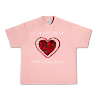 Salmon I love you with all my heart Urban Heavy Tee - Bettercallsaul