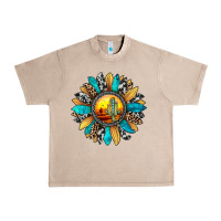French Oak sunset sunflower Urban Heavy Tee - JahusDesignShop