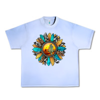 Grape Ice sunset sunflower Urban Heavy Tee - JahusDesignShop