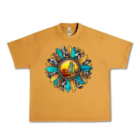 Peanut Butter sunset sunflower Urban Heavy Tee - JahusDesignShop