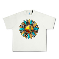 Pistachio sunset sunflower Urban Heavy Tee - JahusDesignShop