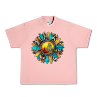 Salmon sunset sunflower Urban Heavy Tee - JahusDesignShop