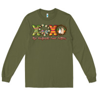 Army Green Xoxo the original love letters Easter Day Long Sleeve Tee - HowdyJamesFarm