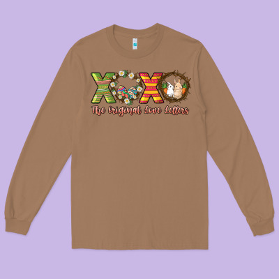Xoxo The Original Love Letters Easter Day Long Sleeve Tee Designed By Howdyjamesfarm