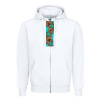 White american football with leopard pen wraps Zipper Hoodie - BundleAndBundleShop