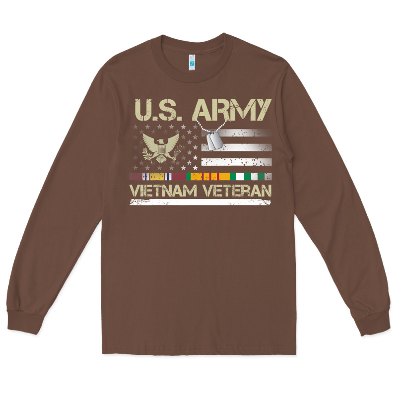 Vietnam Veteran Shirt Us Army Veteran Day Women Me Long Sleeve Tee by tuanDangUi | Teevron